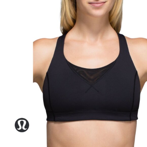 Lululemon In A Flash Bra Black Size 12 - Picture 2 of 5